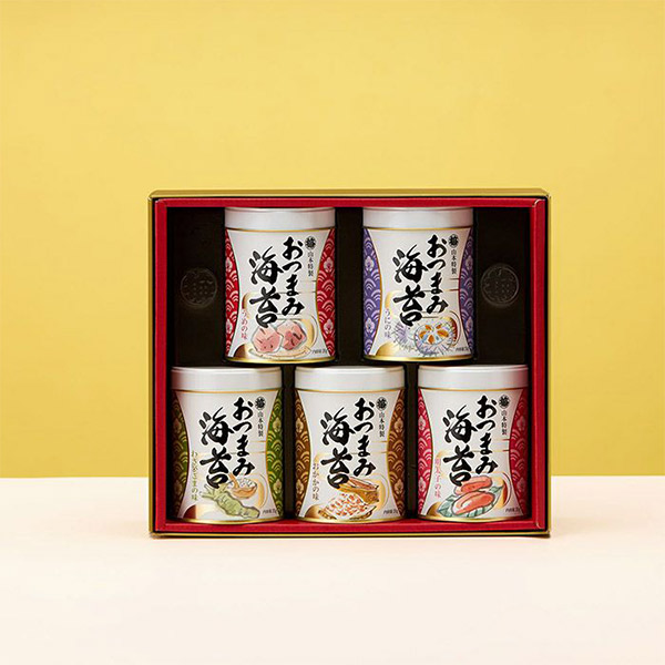 おつまみ海苔5缶詰合せ