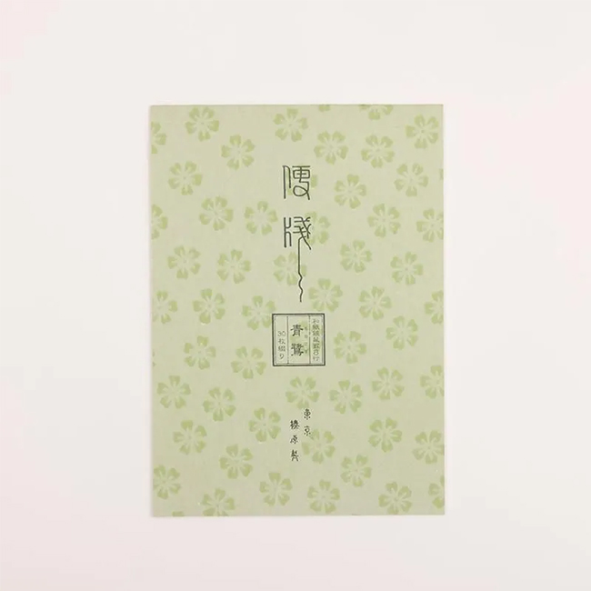 便箋 青鷺（あおさぎ）和紙銀鼠罫8行