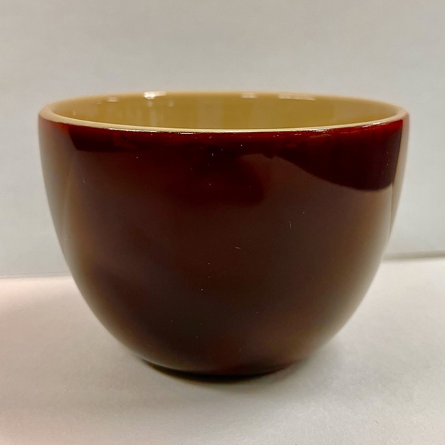 ぐい呑　紅春慶