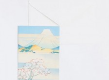 はいばらカード　「富士に花盛り」＜服部有恒＞