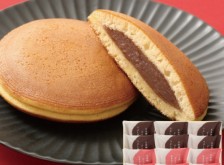 【季節商品】榮太樓 日本橋どらやき あまおう 12個入（つぶしあん×6個・あまおう×6個）