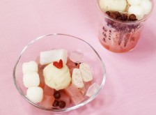 苺ミルク白玉あんみつ（白蜜）【1/8～2/1到着】【冷蔵品】