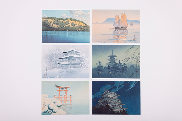 榛原製 絵はがき 川瀬巴水 6絵柄