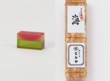 季節の羊羹「海（竹皮包）」